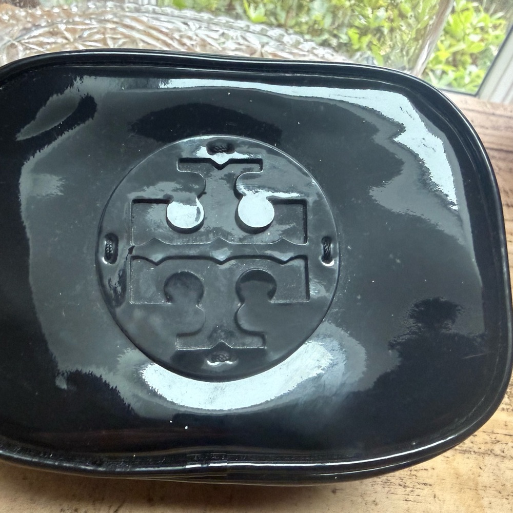 Tory Burch Black small Cosmetic Bag